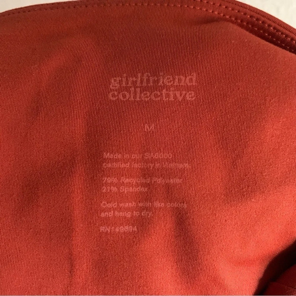 Girlfriend Collective Compressive High-Rise Full Legging Sedona Orange Sz Med - Picture 3 of 6